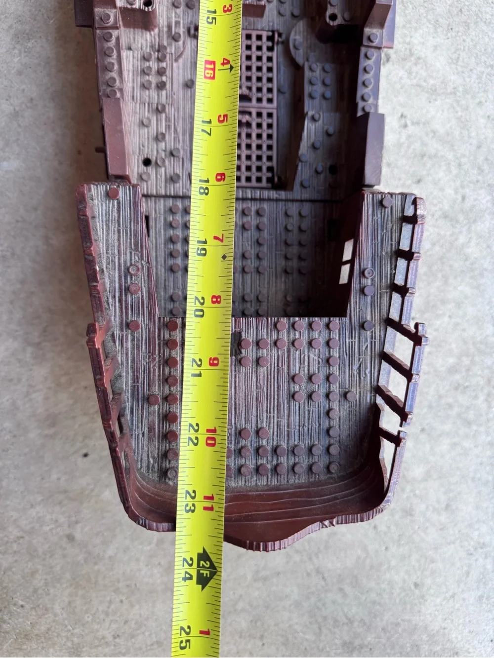 Vintage Mega Bloks Pyrates 3620 Stormstalker Pirate Ship Hull Part Only Building